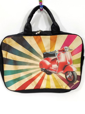 Laptop tablet bag retro Vespa new