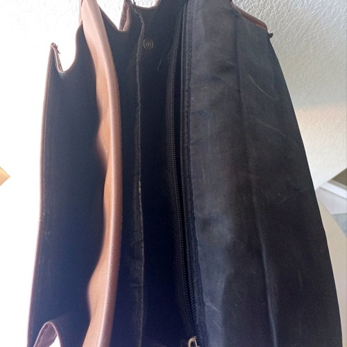Document bag used synthetic leather