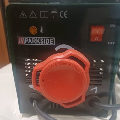 Parkside welding machine 40-80 amp like new with welding glass