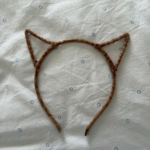 Claire's headband with kitty ears like new