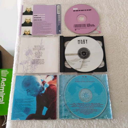 Moby pack of 4 CDs like new, electronic music