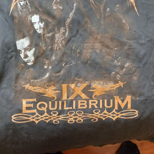 Emperor IX Equilibrium t shirt used, black, collectible 1998