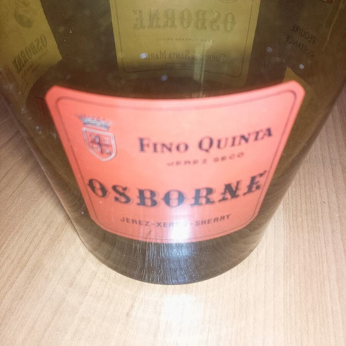 Osborne Veterano collectible glass, like new, 12.5 cm diameter, 13 cm height