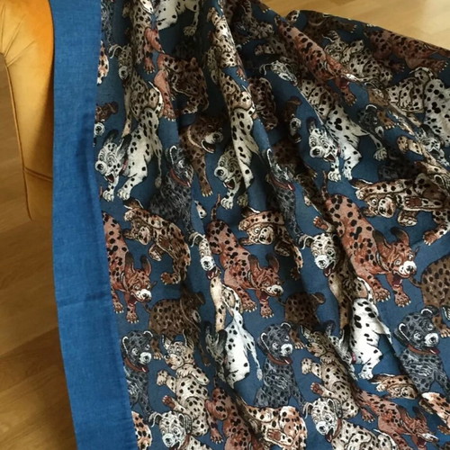 Decorative throw, with small Dalmatian puppies 160*140