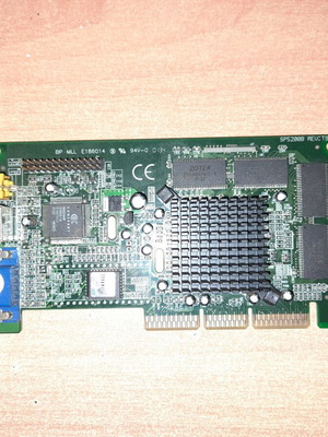 Graphics card used 32MB with TV output