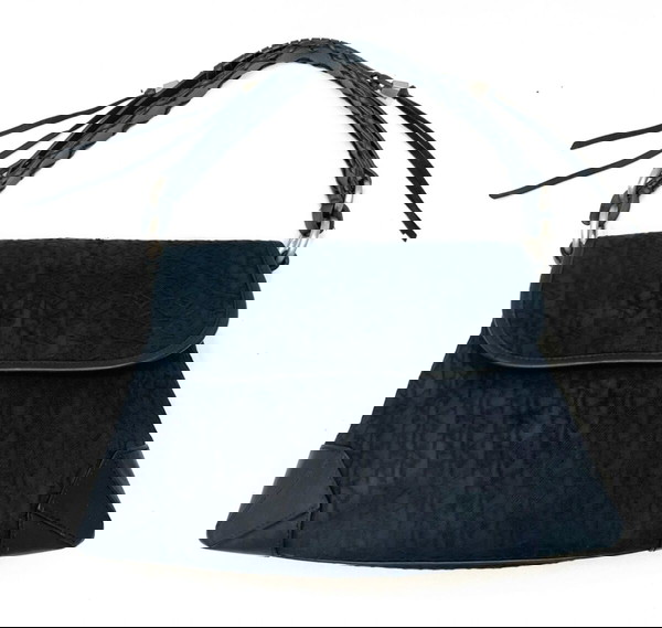 DKNY black monogram shoulderbag