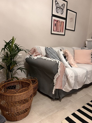 Zara Home διακοσμητικά καλάθια από ρατάν σετ 2 τεμαχίων σαν καινούργιο