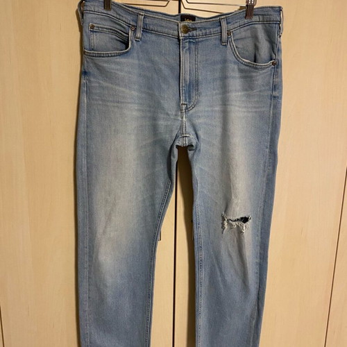 Lee men's denim jeans used, classic straight fit W36