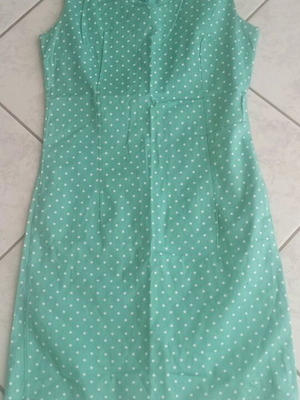 Polka Dot Dress like new, summer cotton, mint green, size S