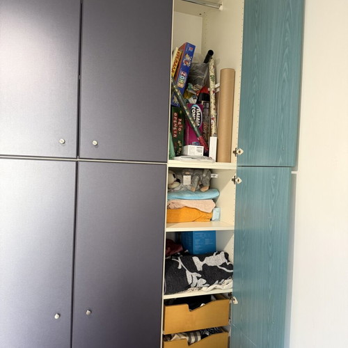 Two wardrobes, three-door and two-door, like new