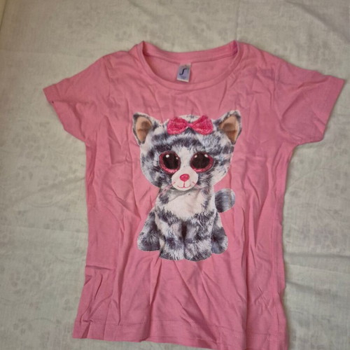 Cherry blouse like new, pink, size 10 years