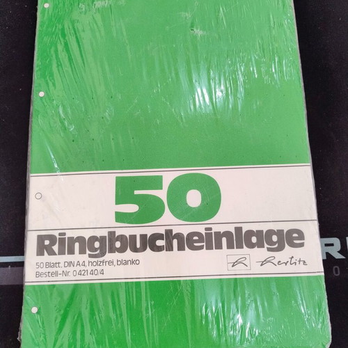 Herlitz A4 White Replacement Sheets Pack of 50 New