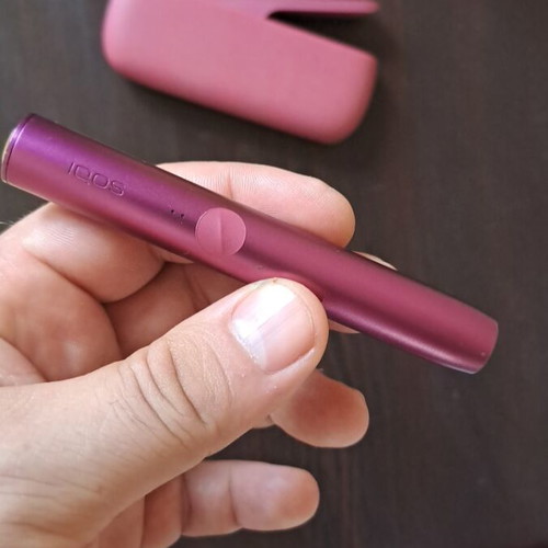 Iqos smoking device used