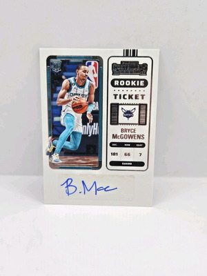 Panini Contenders Bryce McGowens RC autograph σαν καινούργιο