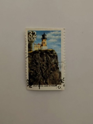 Συλλεκτικό γραμματόσημο USA 32c 1995 Split Rock Lighthouse σαν καινούργιο
