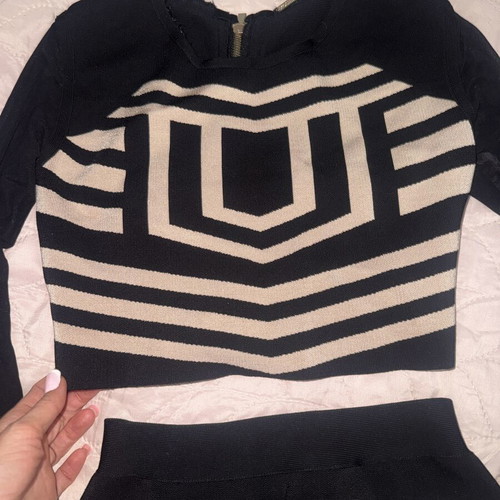 Bandage skirt and top like new