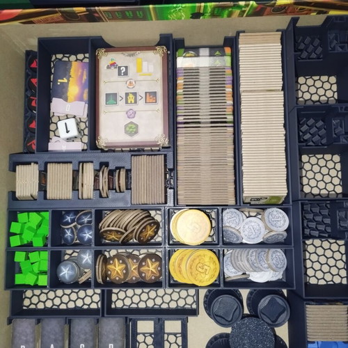 Nucleum 3D printed insert for board game custom orders