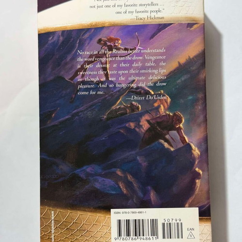 Starless Night The Legend of Drizzt Book 8 used, English