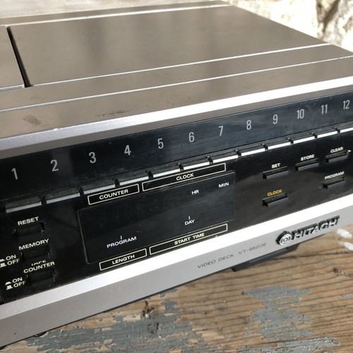 Hitachi VT-9300E Retro VHS Video Recorder, Made in Japan