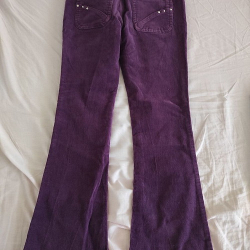 A Girl's World corduroy kids' pants No 10, purple