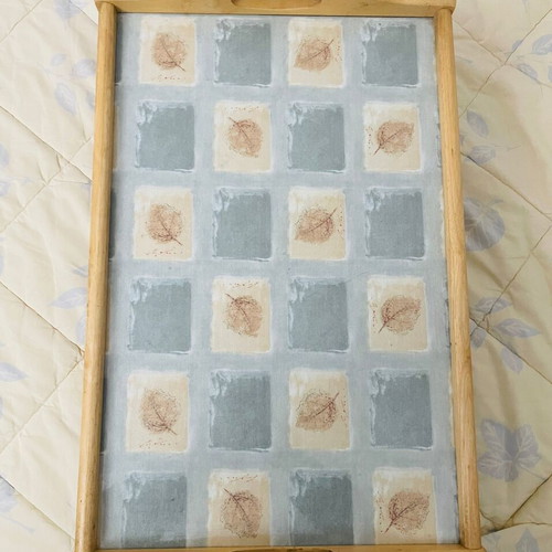 Wooden bed tray with folding legs like new