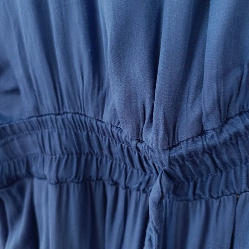 Secret royal blue jumpsuit with elastic waist and legs
