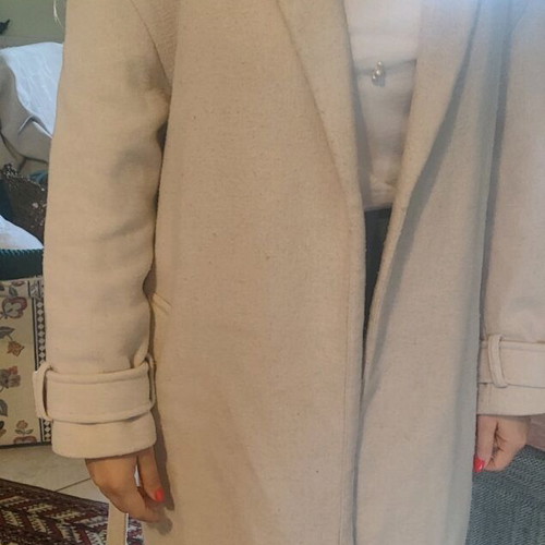 Stradivarius coat used, beige, size M