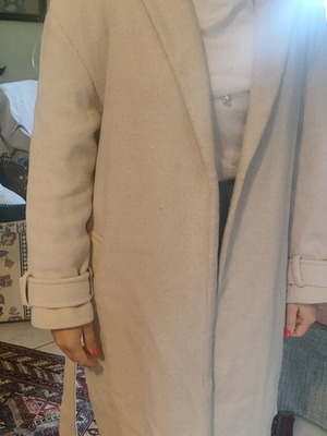 Stradivarius coat used, beige, size M