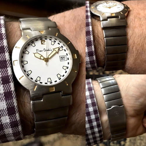 Pierre Cardin watch new with luminous hands and waterproof