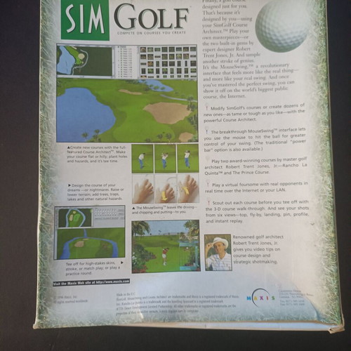 Sim Golf Big Box used, PC box only