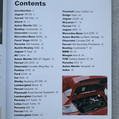 Cars Dream Machines book by Jonathan Wood like new, English