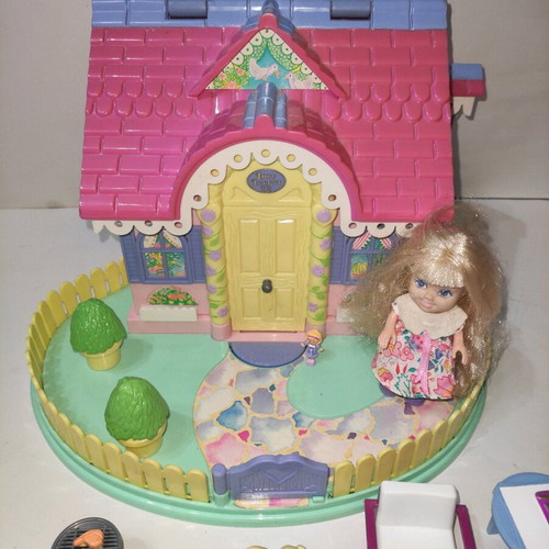 Polly Pocket Lucy Locket Dream Cottage Bluebird 1994 like new
