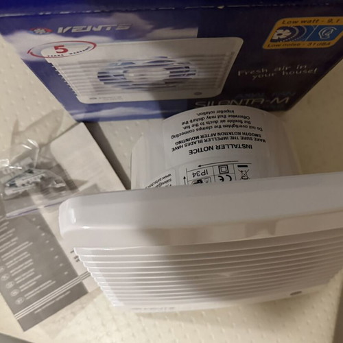 Vents Silenta-M axial fan Ø125 mm, 9.1W, 31dBA