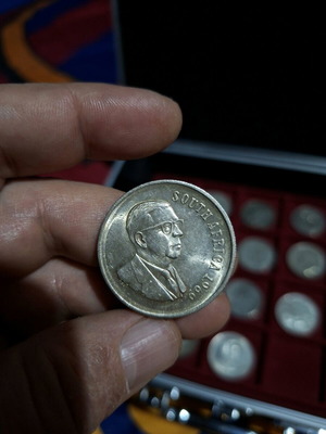 Silver coin South Africa used