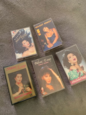 Bulent Ersoy 5 κασέτες μεταχειρισμένες, λαϊκό