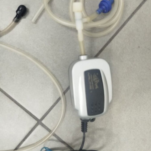 Aquarium equipment used, complete set with heater, feeder, filter, and additives