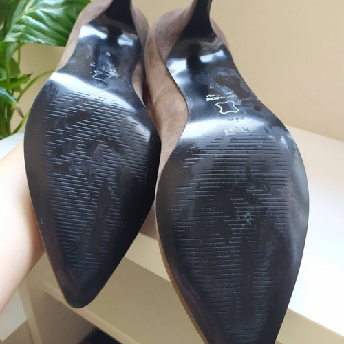 Tsitsivas shoes used, leather suede, size 37, beige