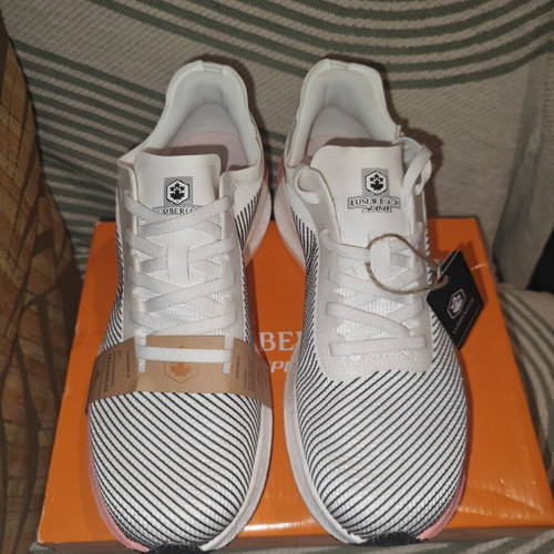 Lumberjack Nanda WMN 4FX athletic shoes new, size 40, white with gradient sole