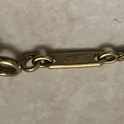 Chopard Happy Diamonds Moon & Stars pendant like new, 18k gold