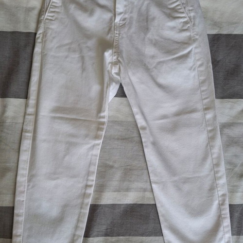 Zara Kids White Summer Cotton Pants Size 116cm 6 Years Like New