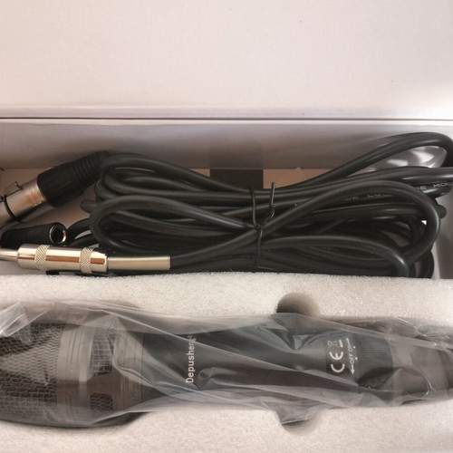 Professional microphone with 5m cable and RCA adapters