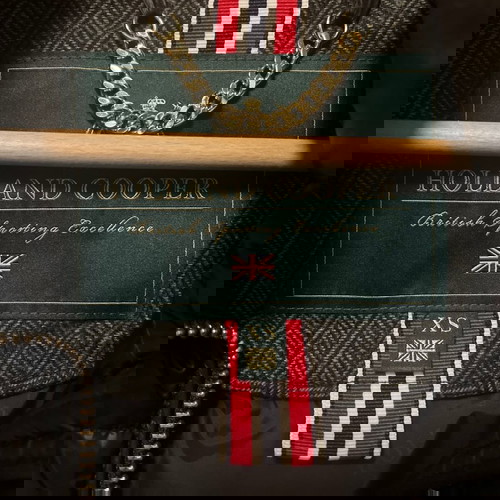 Μπουφάν Holland Cooper μεταχειρισμένο, μέγεθος XS, μαύρο με αποσπώμενη κουκούλα