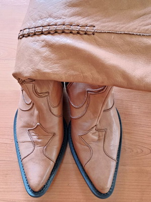 Lavorazione Artigiana leather boots new, size 37, brown