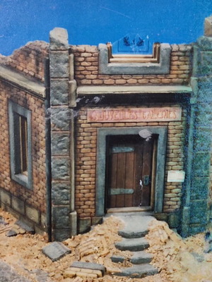 1/35 German Ruined Post Office Model Kit new