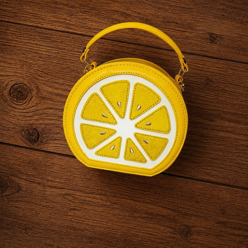 Lemon Leather Summer women's bag new with gift