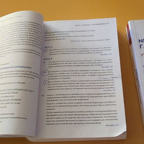 Modern Greek Language and Literature Grade 3 Lyceum textbook used