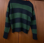 Striped sweater Shein like new, multicolor green