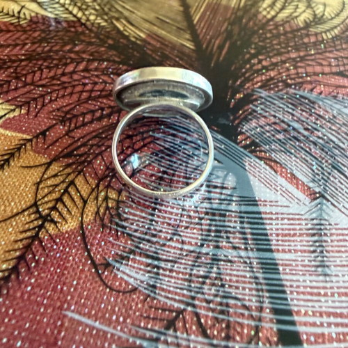 Bvlgari silver ring like new, massive and beautiful
