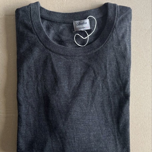 TCM Merino Wool Pullover men's sweater XL like new, gray