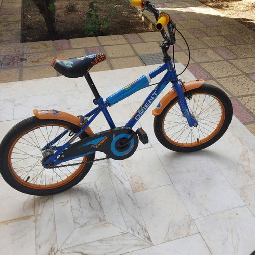 Children's bicycle used, city type, blue, V-Brakes